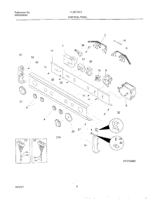 07 - Control Panel parts for Frigidaire Washer Dryer Combo FLSE72GCTB from AppliancePartsPros.com