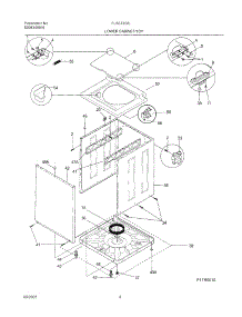 09 - Wshr Cab,Top parts for Frigidaire Washer Dryer Combo FLSE72GCTB from AppliancePartsPros.com