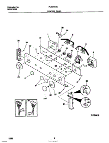 04 - Control Panel parts for Frigidaire Washer Dryer Combo FLSG72GCS1 from AppliancePartsPros.com