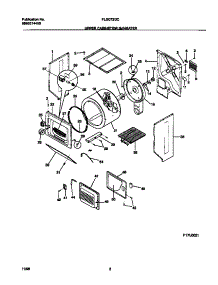 02 - P17u0021 Dry Cab,Drm,Htr parts for Frigidaire Washer Dryer Combo FLSG72GCT9 from AppliancePartsPros.com