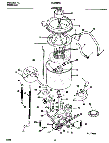 06 - Motor / Tub parts for Frigidaire Washer Dryer Combo FLXE52RBS6 from AppliancePartsPros.com