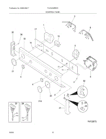 07 - Control Panel parts for Frigidaire Washer Dryer Combo FLXG46MRES1 from AppliancePartsPros.com