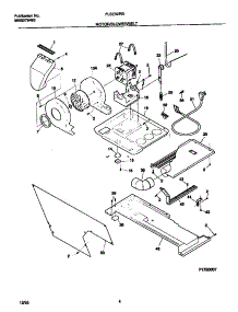 03 - Motor / Blower / Belt parts for Frigidaire Washer Dryer Combo FLXE52RBT1 from AppliancePartsPros.com