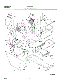 05 - Motor / Blower / Belt parts for Frigidaire Washer Dryer Combo FLXG42MRES4 from AppliancePartsPros.com