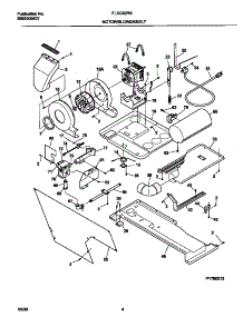 03 - Motor / Blower / Belt parts for Frigidaire Washer Dryer Combo FLXG52RBS6 from AppliancePartsPros.com