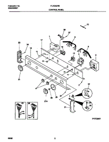 04 - Control Panel parts for Frigidaire Washer Dryer Combo FLXG52RBS6 from AppliancePartsPros.com