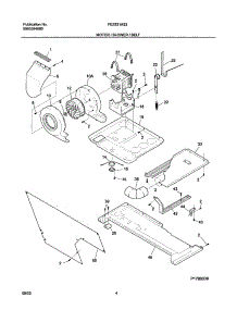 05 - Motor / Blower / Belt parts for Frigidaire Washer Dryer Combo FEZ831AS2 from AppliancePartsPros.com
