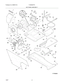 05 - Motor / Blower / Belt parts for Frigidaire Washer Dryer Combo FLGB8200FS1 from AppliancePartsPros.com