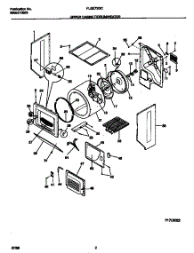 02 - Dryer Cabinet parts for Frigidaire Washer Dryer Combo FLSE72GCT9 from AppliancePartsPros.com