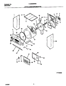 02 - P17u0029 Dry Cab,Drm,Htr parts for Frigidaire Washer Dryer Combo FLSG62MRFS0 from AppliancePartsPros.com
