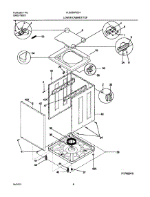 09 - Wshr Cab,Top parts for Frigidaire Washer Dryer Combo FLSG60RGS1 from AppliancePartsPros.com