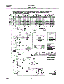 14 - 134126900 Wiring Diagram parts for Frigidaire Washer Dryer Combo FLSG60RGS1 from AppliancePartsPros.com