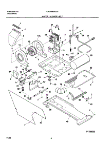 05 - Motor / Blower / Belt parts for Frigidaire Washer Dryer Combo FLXG46MRES0 from AppliancePartsPros.com
