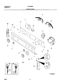 07 - Control Panel parts for Frigidaire Washer Dryer Combo FLXG42MRES3 from AppliancePartsPros.com