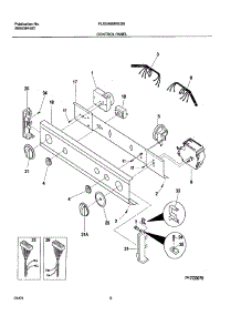 07 - Control Panel parts for Frigidaire Washer Dryer Combo FLXG46MRES0 from AppliancePartsPros.com