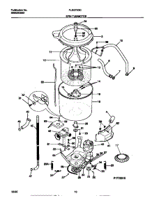 06 - Spin Tub / Motor parts for Frigidaire Washer Dryer Combo FLSG72GCS3 from AppliancePartsPros.com