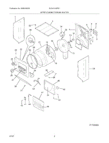 03 - Upper Cabinet / Drum Heater parts for Frigidaire Washer Dryer Combo GLGH1642FS1 from AppliancePartsPros.com