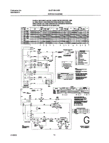 14 - 131992800 Wiring Diagram parts for Frigidaire Washer Dryer Combo GLGT1041AS0 from AppliancePartsPros.com