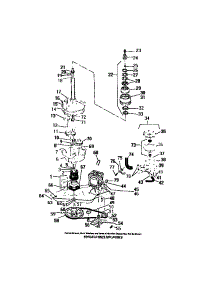 06 - Washer Transmission, Motor, Pump parts for Frigidaire Washer Dryer Combo LC120JW5 from AppliancePartsPros.com