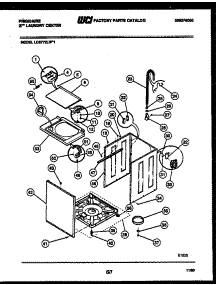 05 - Cabinet Parts parts for Frigidaire Washer Dryer Combo LCE772LW1 from AppliancePartsPros.com