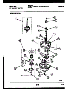 07 - Transmission Parts parts for Frigidaire Washer Dryer Combo LCE772LW1 from AppliancePartsPros.com