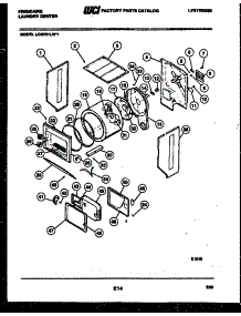 03 - Cabinet And Component Parts parts for Frigidaire Washer Dryer Combo LCG751LW1 from AppliancePartsPros.com