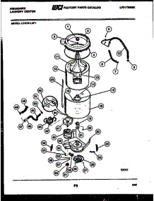 08 - Transmission Parts parts for Frigidaire Washer Dryer Combo LCG751LW1 from AppliancePartsPros.com