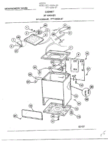 Washer-Cabinet parts for Frigidaire Washer 6309A from AppliancePartsPros.com