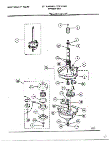 Transmission parts for Frigidaire Washer 6001-80A from AppliancePartsPros.com