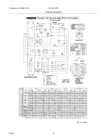 12 - Wiring Diagram parts for Frigidaire Washer Dryer Combo LEH1642DS0 from AppliancePartsPros.com