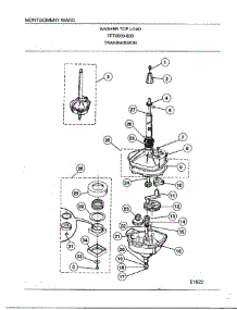 Transmission parts for Frigidaire Washer 6009-80B from AppliancePartsPros.com