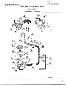 Pump,Water Valve,Water Inlet parts for Frigidaire Washer 6309A from AppliancePartsPros.com