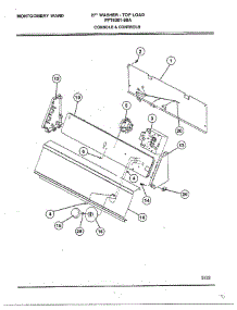 Console And Controls parts for Frigidaire Washer 6001-80A from AppliancePartsPros.com