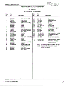 Pump,Water Valve,Water Inlet Page 2 parts for Frigidaire Washer 6309A from AppliancePartsPros.com