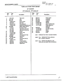 Tubs And Button Trap Cabinet Page 2 parts for Frigidaire Washer 6309A from AppliancePartsPros.com