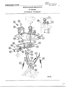 Motor And Idler Arm Clutch parts for Frigidaire Washer 6309A from AppliancePartsPros.com