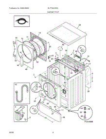 05 - Cabinet / Top parts for Frigidaire Washer BLTF2940ES0 from AppliancePartsPros.com