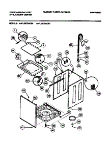 05 - Washer Cabinet, Base, Lid parts for Frigidaire Washer Dryer Combo FLSE72GCS0 from AppliancePartsPros.com