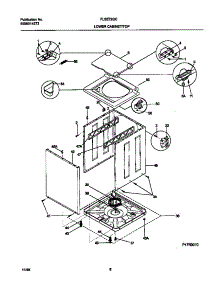 05 - P17r0010 Wshr Cab,Top parts for Frigidaire Washer Dryer Combo FLSE72GCSA from AppliancePartsPros.com