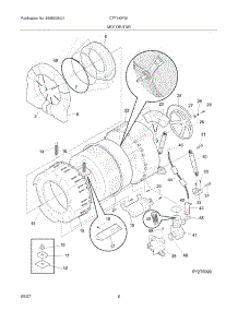 07 - Motor / Tub parts for Frigidaire Washer CTF140FS1 from AppliancePartsPros.com