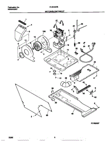 03 - Motor / Blower / Belt parts for Frigidaire Washer Dryer Combo FLXE52RBT2 from AppliancePartsPros.com