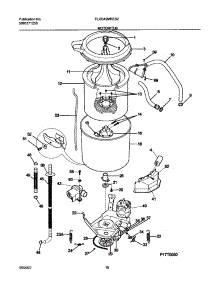 11 - Wshr Mtr,Hose parts for Frigidaire Washer Dryer Combo FLXG42MRES2 from AppliancePartsPros.com