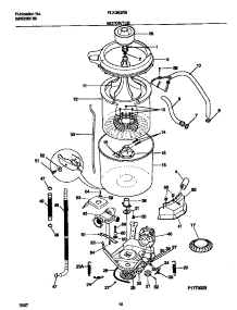06 - Motor / Tub parts for Frigidaire Washer Dryer Combo FLXG52RBS4 from AppliancePartsPros.com