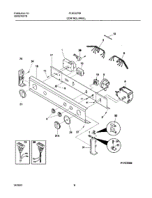 07 - Control Panel parts for Frigidaire Washer Dryer Combo FLXG52RBT9 from AppliancePartsPros.com