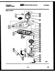 06 - Washer Drive System And Pump parts for Frigidaire Washer Dryer Combo LC120DH5 from AppliancePartsPros.com