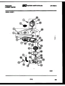 07 - Washer Drive System And Pump parts for Frigidaire Washer Dryer Combo LC120FH1 from AppliancePartsPros.com