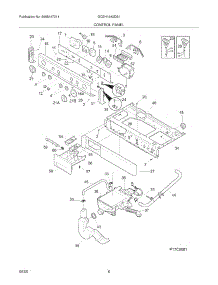 07 - Control Panel parts for Frigidaire Washer Dryer Combo GCEH1642DS1 from AppliancePartsPros.com