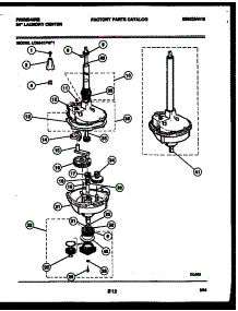 07 - Transmission Parts parts for Frigidaire Washer Dryer Combo LCE441PL1 from AppliancePartsPros.com