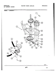 06 - Motor And Idler Arm Clutch parts for Frigidaire Washer Dryer Combo LCE462AL1 from AppliancePartsPros.com