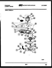 06 - Washer Drive System And Pump parts for Frigidaire Washer Dryer Combo LCE462LW1 from AppliancePartsPros.com